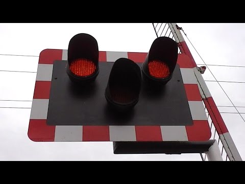 Railway Crossing - Sandymount, Dublin. NEW LED LIGHTS !