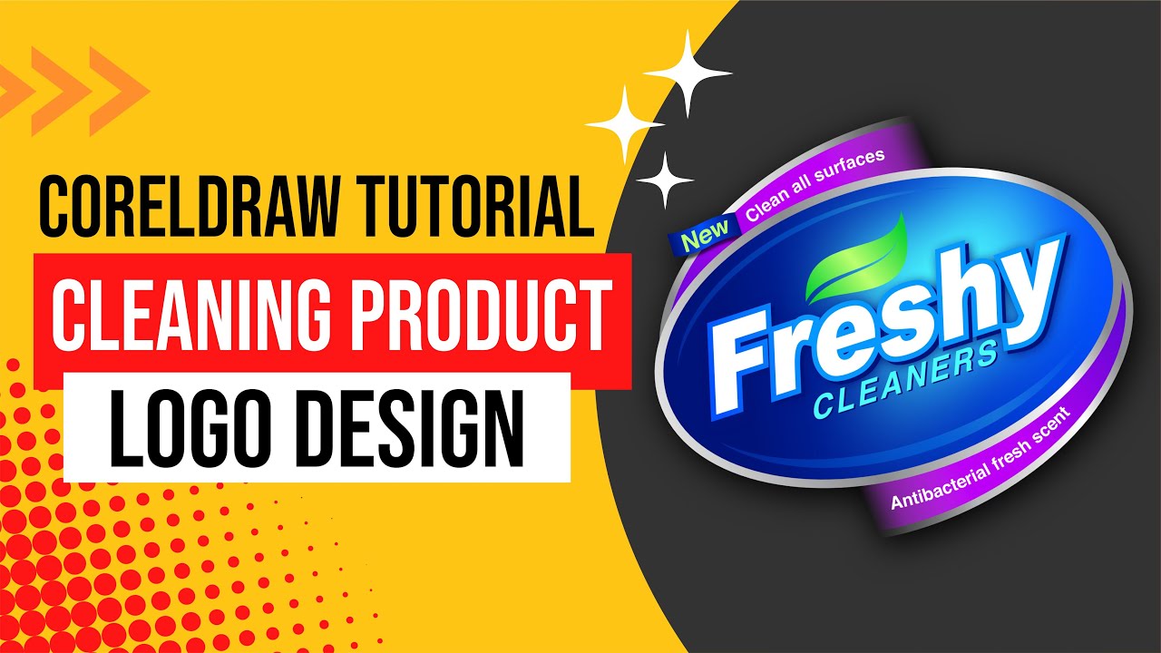 🔥 CorelDRAW Tutorial: How to Create Premium Vector | Cleaning Product Label 🔥