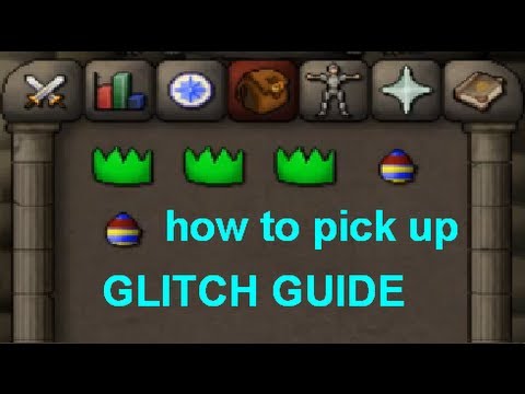 (WORKING)Runescape 2007 Glitch Guide: How to Pick up the Rares in Lumbridge - BUG ABUSE