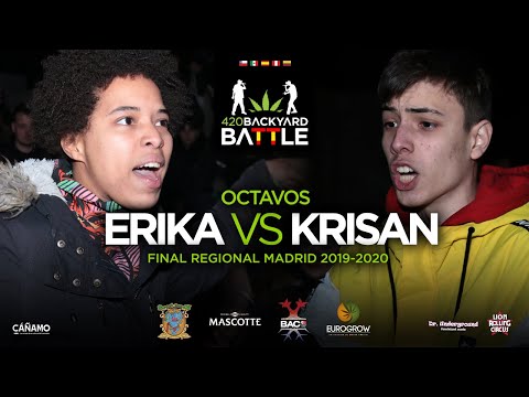 ERIKA vs KRISAN. 8vos. Final Regional Madrid 2020. 420 Backyard Battle