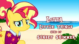 Sunset Shimmer Sings | Lotta Little Things | My Little Pony Cover (Wubcake)