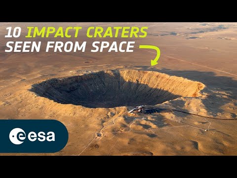 Top 10 Earth impact craters caused by asteroids that were seen from space