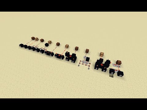 75rx - How to make ALL Redstone Logic Gates in Minecraft