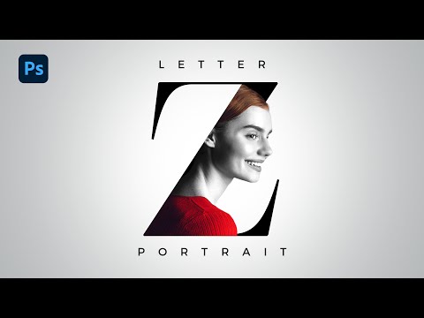 Easy way to Create Letter Portrait | Photoshop Tutorial