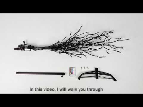 Installation Guide - LIGHTSHARE® Cherry Blossom Tree with Lights XTHS5FT-SS