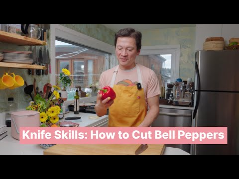Knife Skills: How to Cut Bell Peppers