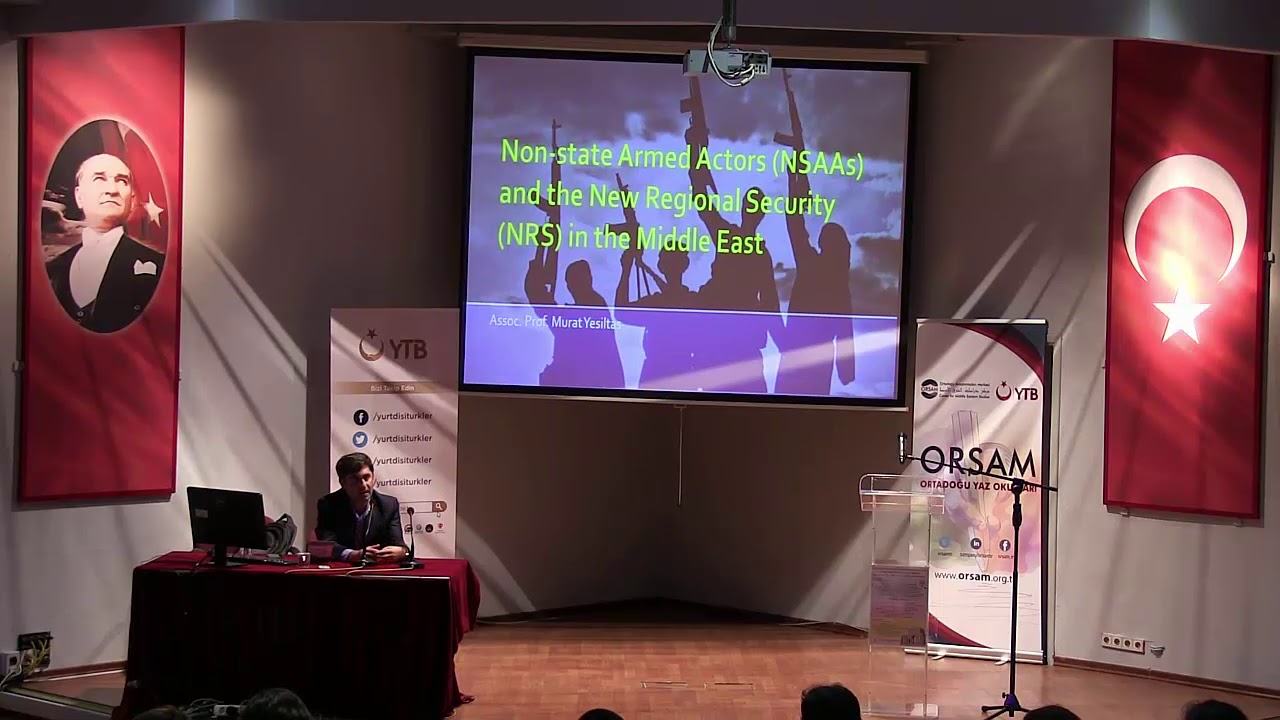 Dr. Öğr. Üyesi Murat Yeşiltaş, ORSAM Ortadoğu Yaz Okulu, 25.09.2018