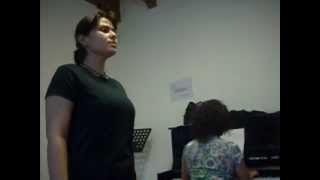 Clase de técnica vocal cantada con Luz Haydé Bermejo.MOV
