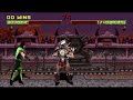 Mortal Kombat 2 Reptile Vs Shao Kahn Plus Ending End Credits