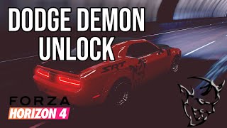 Forza Horizon 4 How To Unlock The Dodge Demon + Free Roam Gameplay