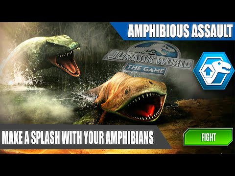 ALL MODS 999+ ALL AMPHIBIANS LV40 TOURNAMENT PVP BATTLE  | JURASSIC WORLD THE GAME