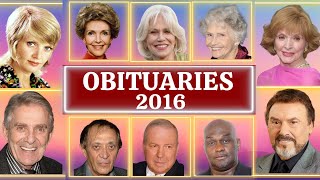 Famous Faces Who Passed Away in 2016 Part 02 OBITUARIES TV