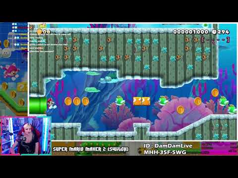 [MARIO MAKER 2] Validation de "DKC 1st Aquatic Level" / 6K6-G65-XLG