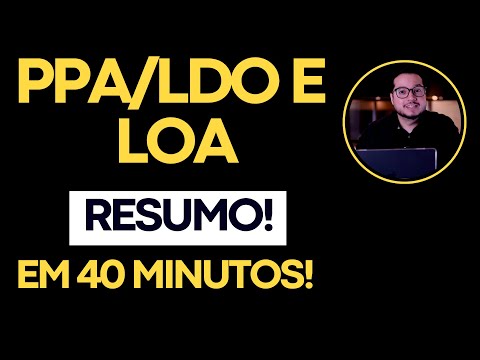 Summary of PPA, LDO and LOA in 40 minutes! (Multi-Year Plan/Budget Guidelines Law...)