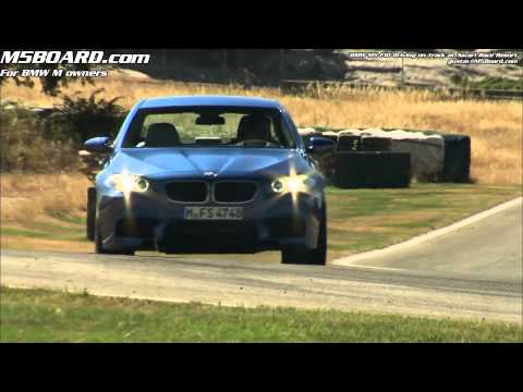 BMW M5 F10 on Ascari Race Track at Ascari Race Resort, southern Spain