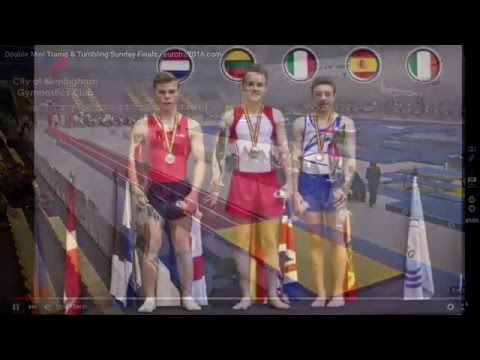 Jaydon & Kallum Medal at European Tumbling Championsips 2016