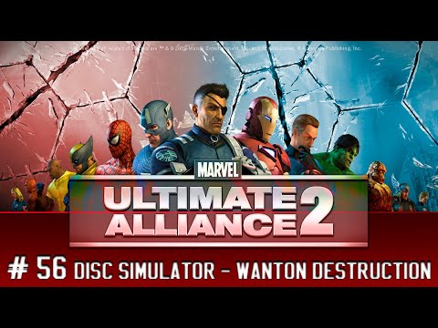 Marvel Ultimate Alliance 2 Gameplay - (PC/2K 60FPS) - Disc Simulator - Wanton Destruction / Gold