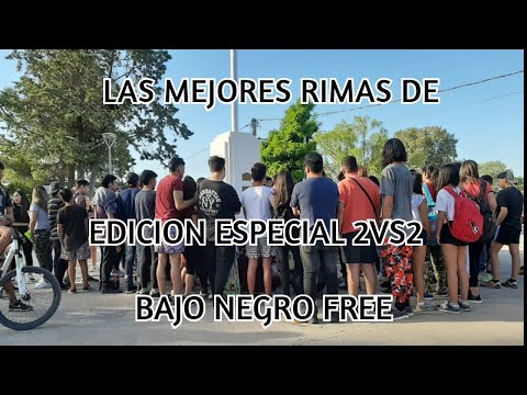 Las MEJORES RIMAS de la EDICIÓN ESPECIAL 2VS2 - BAJO NEGRO FREE