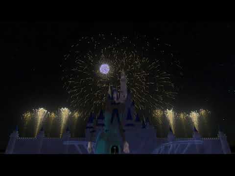 Epic Disney Pyromusical - A Decade of Disney Animation - FWsim Virtual Show
