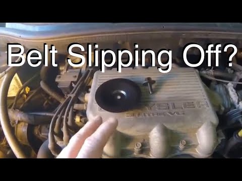Keep Belt From Slipping Off Chrysler 3.0L