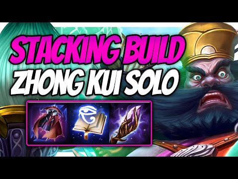 BEST STACKING ZHONG KUI BUILD!  - Smite Zhong Kui solo