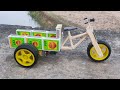 How To Make Cycle Rickshaw At Home Diy Matchbox Electric Rickshaw Trolley Matchbox Diycrafts