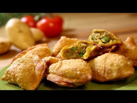 السمبوسة الهندية مع الخضار بالفيديو