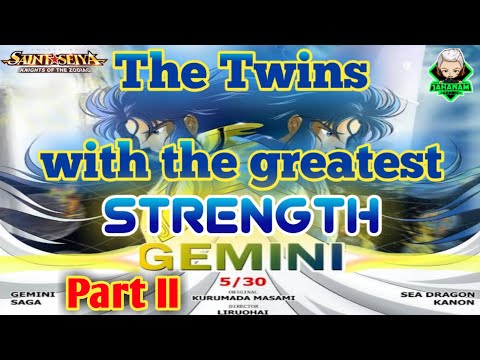 LINE UP SEA DRAGON KANON & RC GEMINI SAGA YANG BRUTAL PART II | SAINT SEIYA AWAKENING