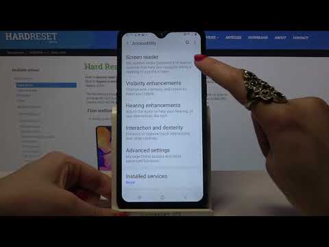 How to Turn Off High Contrast Text in SAMSUNG Galaxy A10s– Display Settings