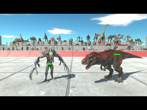 1 vs 1 Tournament with HP Bar - Animal Revolt Battle Simulator