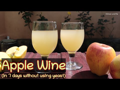 Apple Wine Recipe | Apple wine in 7 days | Coorg style Apple wine | Apple wine without using yeast