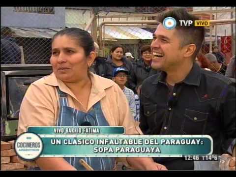 Sopa paraguaya y mazamorra
