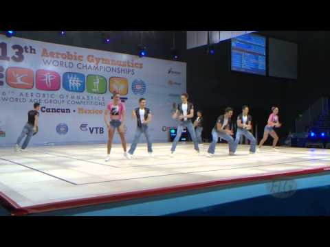 ITALY Dance -- 2014 Aerobic Worlds, Cancun (MEX), Qualifications -- We are Gymnastics !