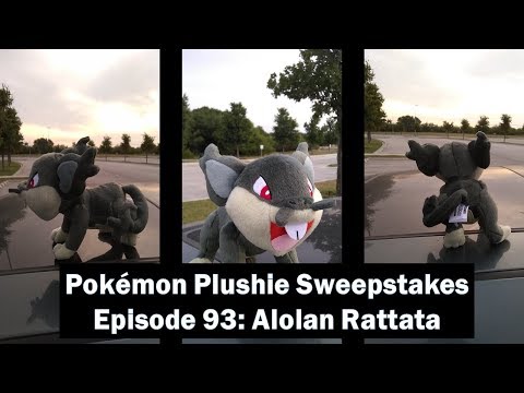 Pokémon Plushie Sweepstakes: Episode 93 - Alolan Rattata