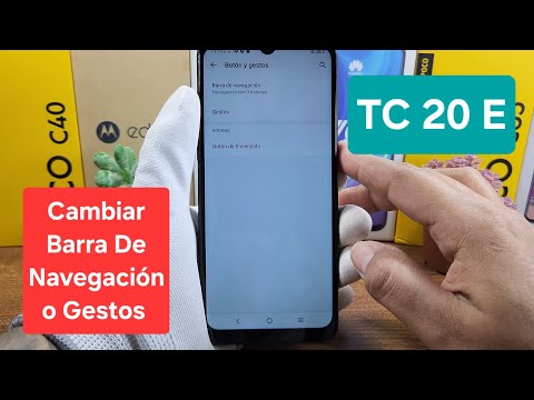 Cambiar Barra De Navegación o Botones De Abajo De Un Celular TCL 20 E Con Android 11