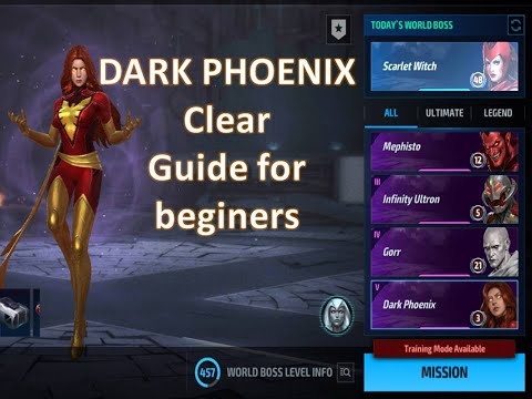 DARK PHOENIX clear easily guide Marvel Future fight - mff dark phoenix