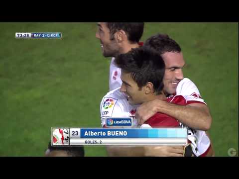 Gol de Alberto Bueno (3-0) en el Rayo Vallecano - Elche CF | Goal Analysis | HD | 19/08/2013