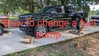 2019 Chevy 1500 fuel pump replacement