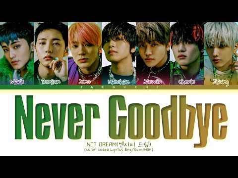 NCT Dream 'Never Goodbye' Lyrics (엔시티 드림 북극성 가사) (Color Coded Lyrics)