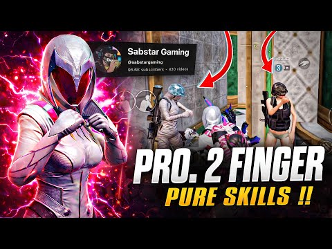 PRO 2 FINGER 60 FPS | PLAYING WITH FAMOUS YOUTUBER | PUBG MOBILE