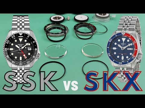 SSK vs. SKX | Parts Comparison & Conversion Test | Modding Parts by SKXMOD