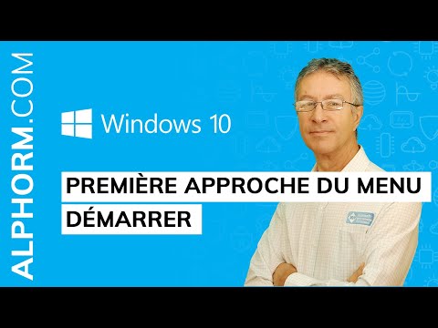 Formation Windows 10 October 2018 Update | Première approche du menu Démarrer