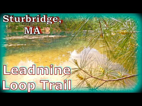 Some of the Best Trails in New England.   Leadmine Trail Loop in Sturbridge, MA