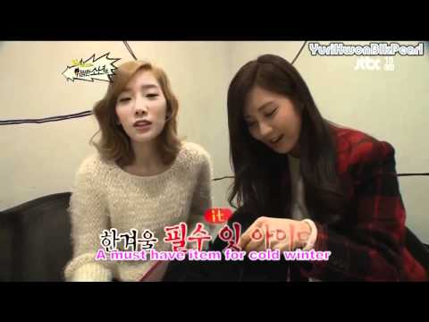 [ENG] Taeyeon and Seohyun's New Year gift to Huihoon