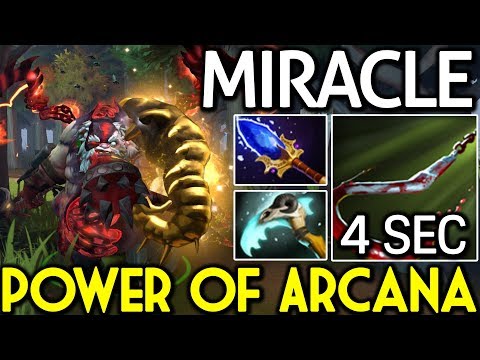 Miracle- [Pudge] Power of Arcana with Hook 4 Sec CD 7.13 Dota 2
