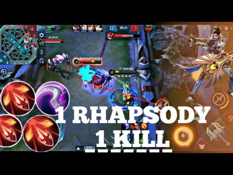 GRANGER 1 RHAPSODY 1 KILL || GLOBAL GRANGER || GRANGER BEST BUILD AND GAMEPLAY.
