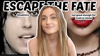 FIRST TIME Reaction To Escape The Fate (Not Good Enough For Truth In Cliche &amp; Situations)