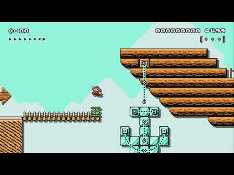 2-4:Board the Twin Gunships! by Myuu - Super Mario Maker - No Commentary 1bk