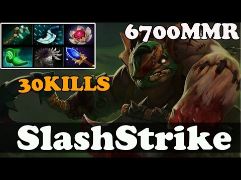Dota 2 - SlashStrike 6700 MMR Plays Pudge vol 2 - Pub Match Gameplay