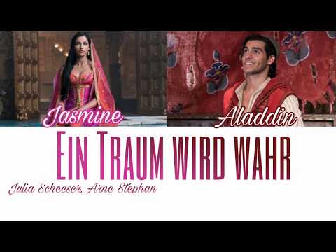 Arne Stephan, Julia Scheeser - Ein Traum wird wahr (Color Coded Lyrics Ger) (Aladdin)